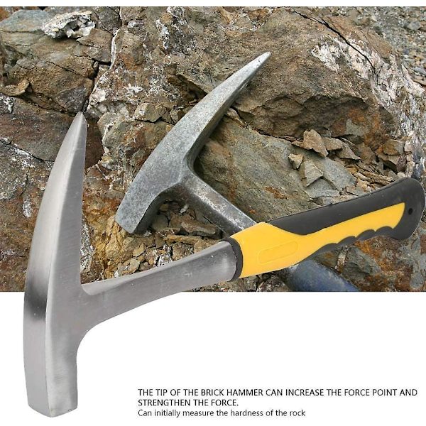2023 Double Head Duckbill Geology Hammer, High Carbon Stainless Steel