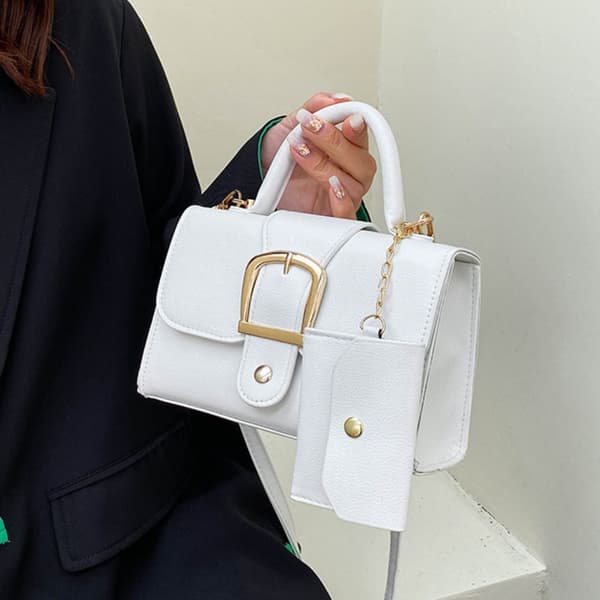 Crossbody Top Handle Bags Single Shoulder Bag VIT white