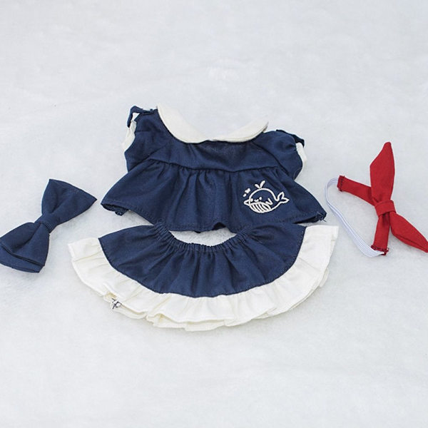 Baby i bomullsdocka NAVY navy
