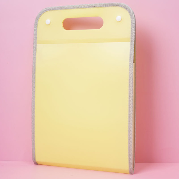 Mordely Dragspelsväska Mapp A4 Mapp GUL Yellow