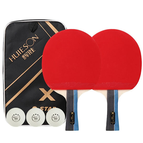 Mordely 1 Set Bordtennisracket Ping Pong PADDEL LÅNG long paddle
