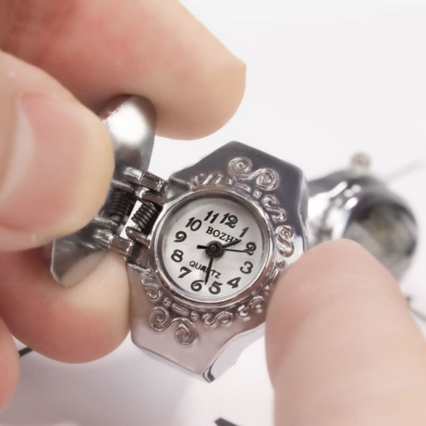 Mordely Digital Watch Ring Watch VIT White