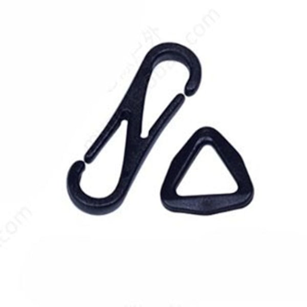 Mordely 10 st Karbinhakar Ryggsäck Spännen TRIANGLE SHAPE TRIANGLE SHAPE Triangle Shape
