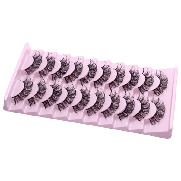 Mordely 10 Par Cluster Lashes Russian Strip Lashes D03