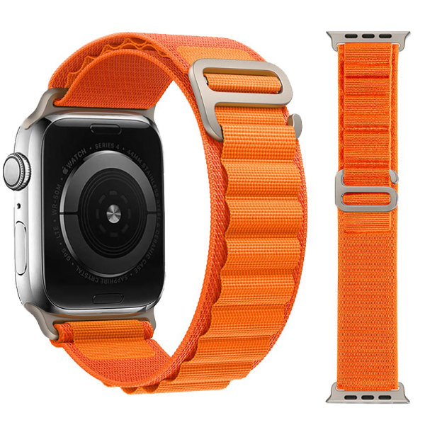 Apple Watch BergsLoop Klockarmband - 42mm/ 44mm / 45 mm / 49 mm orange