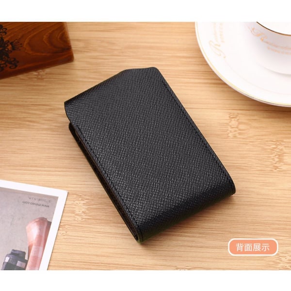 Mordely Men Leather Organ Wallet Rfid Blocking Id Credit Card Case Package Bag Holder Blackblack)