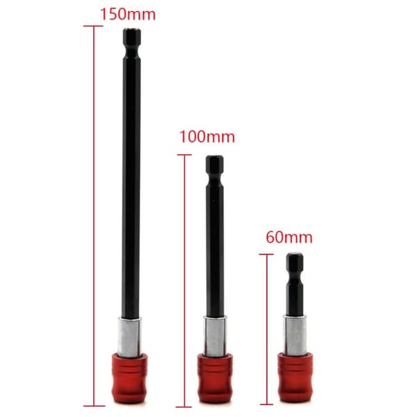 Mordely 3-pack verktygssats för borrförlängningshållare