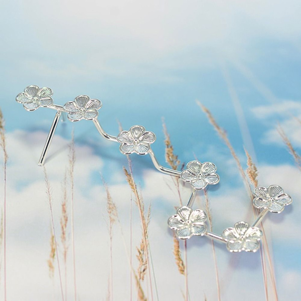 Mordely Plum Blossom Display Hållare Crystal Ball Base G S