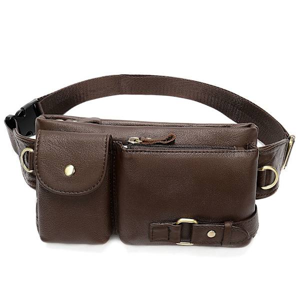 Mordely Äkta läder Fanny Pack 02