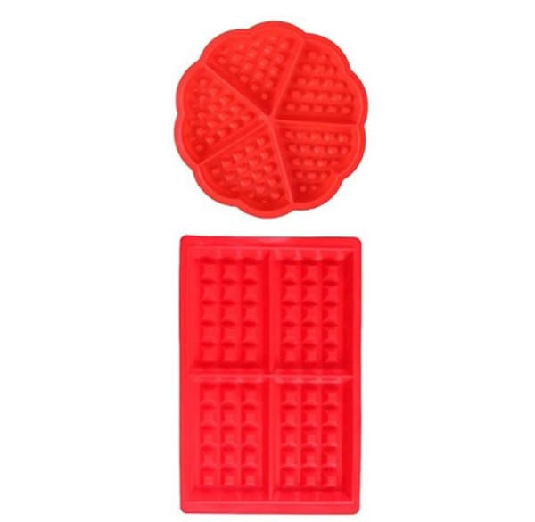 Mordely Silicone Waffle Mold Baking Mold, Waffle Cake Mold