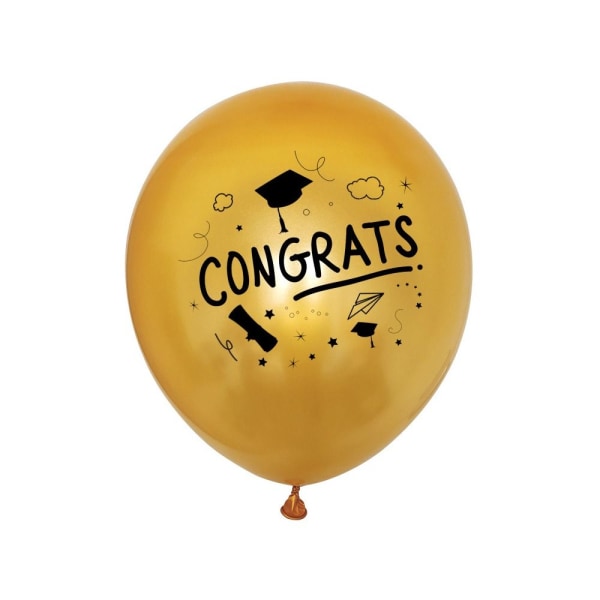 Mordely 2023 examensballonger Latexballongkonfettiballonger
