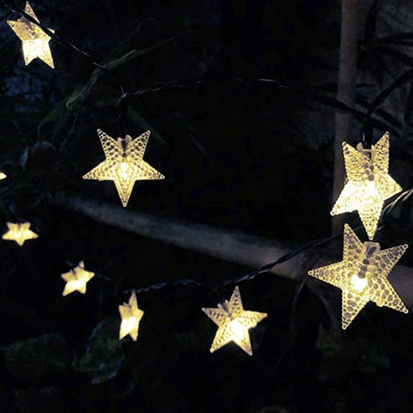 Mordely Star String Lights LED Lights WHITE 50LED WHITE 50LED white 50LED