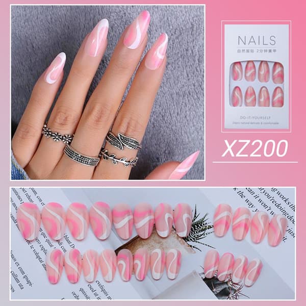 Mordely 24st False Nail Full Cover XZ249