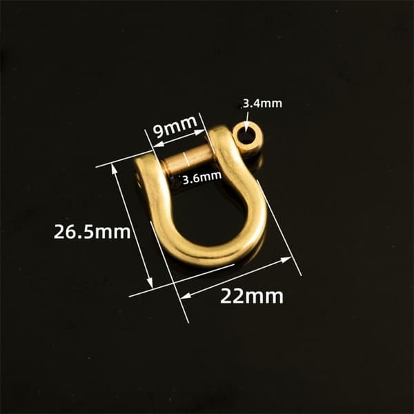 Karbinhake D Bow Staples 6MMSTYLE 3 STYLE 3 6mm 6mmStyle 3