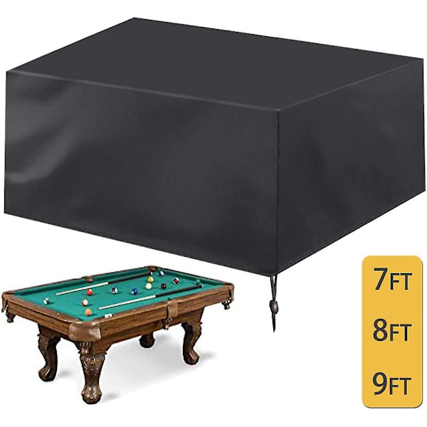 Pool Table Cover, 7 8 9ftpool Table Covers With Drawstring Durable