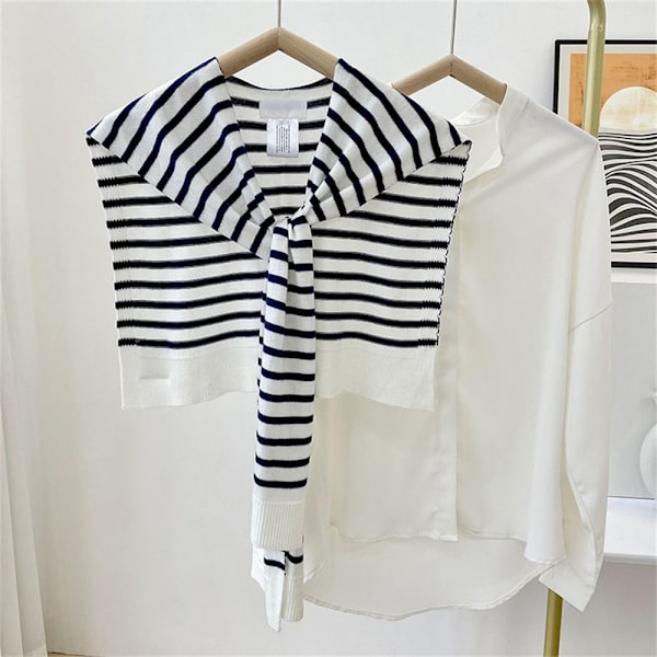 Cape Fake Collar BLÅ blue