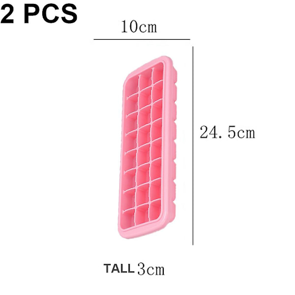 Mordely Ice Cube Trays, Ice Cube Molds With Lid,ice Trays Stackable
