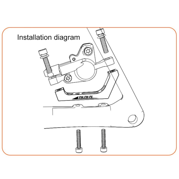 Mordely Mountainbike Hydraulisk skivbromsok 8