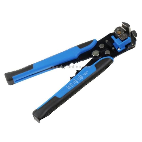 Mordely 0.2-6.0mm Multifunctional Automatic Wire Stripper Crimping Pliers Disassembly Tool (color: Blue)
