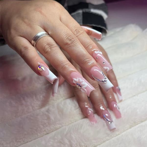 French Fake Nails Ballerina False Nail BZ1107