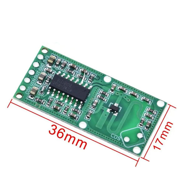 5st mikrovågsradarsensor Människokroppssensormodul Induktion