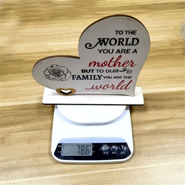 Mordely Mamma du är världens träprydnad Grattis på mors dag
