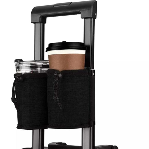 Mordely Bagage case Bagage mugghållare SVART Black