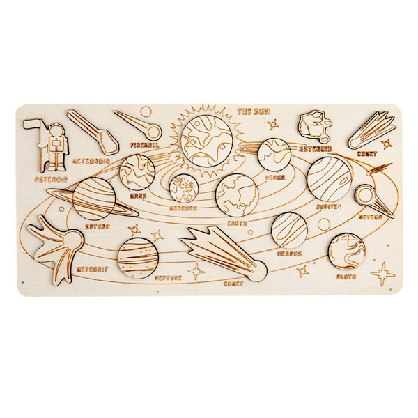 Solar System Jigsaw Planets Cognition 2