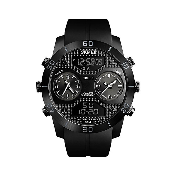 Men's Leather Chronograph Watch 1355