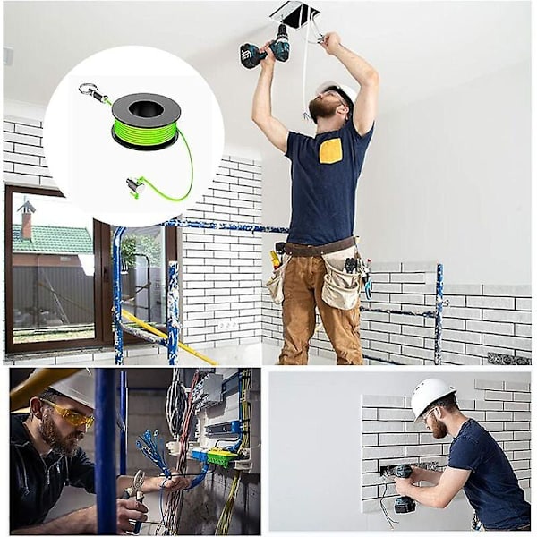 2023 Magnetic Cable Puller Magnetic Wire Puller Flexible Magnetic Wire Puller Easy To Use For Elec Fiber Optic Cables Electrician Wire Puller