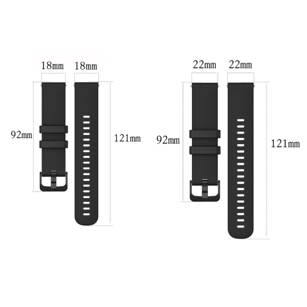 Mordely Ersättningsrem för Garmin Venu 2 2S / Vivoactive 4 GRÖN green 18MM-18MM