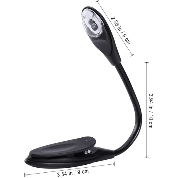 Mordely Bokläslampa Mini LED Clip Booklight
