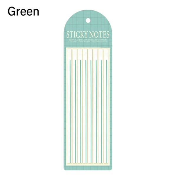 Mordely 5 påse Sticky Notes Index Memo Pad GRÖN Green