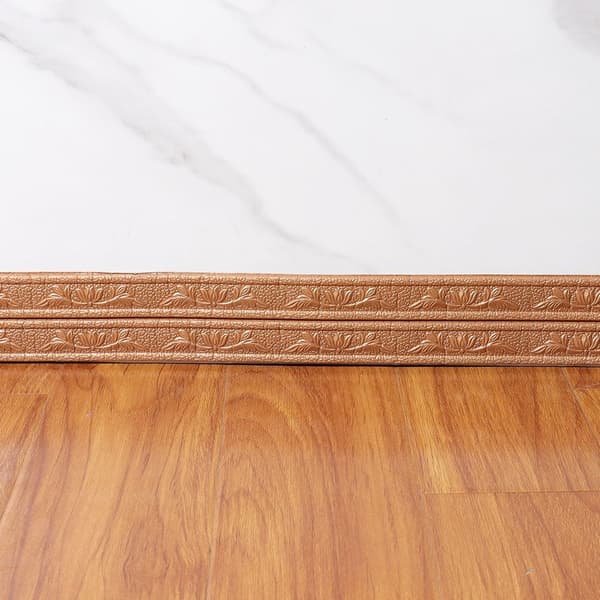 Mordely Väggdekaler Wall Border Sockel BRUN BRUNT brown
