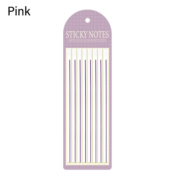 Mordely 5 påse Sticky Notes Index Memo Pad ROSA Pink