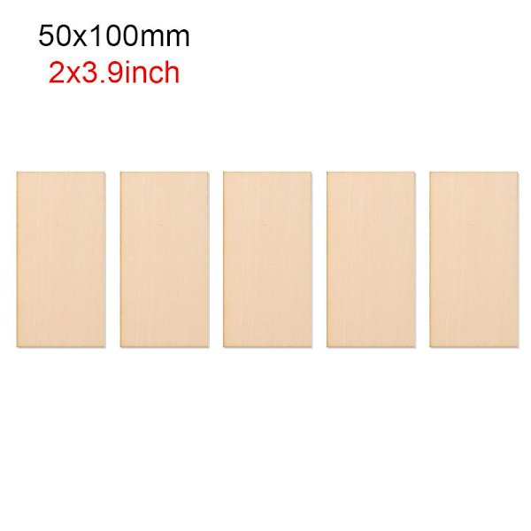 Mordely 5st Aircraft Toys Basswood Board 50X100MM 50x100mm