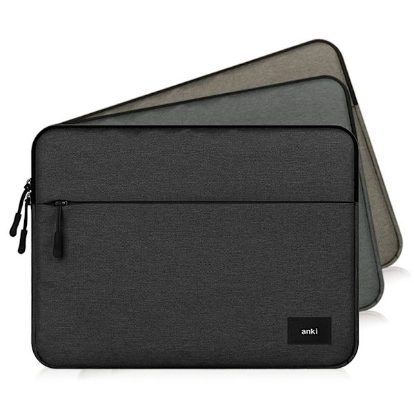 Mordely 11-15,6 tums väska fodral Laptop CASE 13,3 tum Dark Grey 13.3 inch