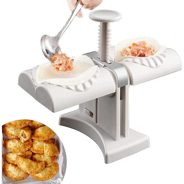 1pcs Double Ravioli Maker, Automatic Ravioli Mold, Ravioli Mold Kit Dough Press And Dumpling Mold, Automatic Ravioli Mold, Fast And Convenient, Food G