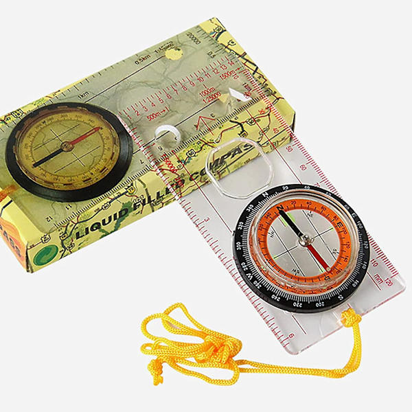2023 Lightweight Multi-function Compass For Outdoor Use For Hiking, Camping, Field Navigation