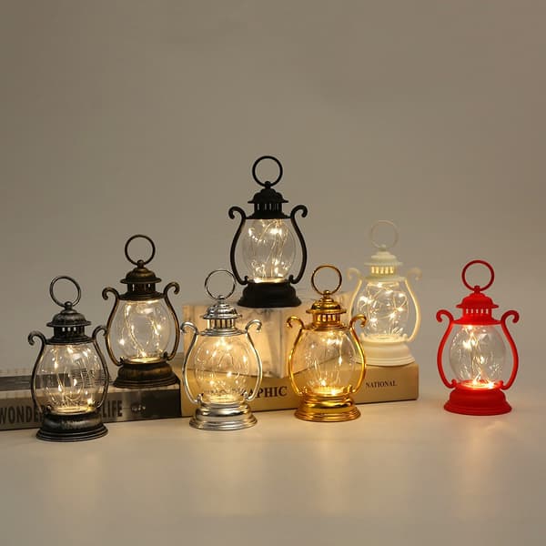 Mordely Camping Lantern Night Lights GULD Gold