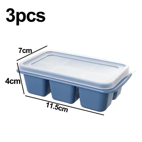 Mordely Mini Ice Cube Trays For Freezer, Small Ice Cube Molds For Cocktail