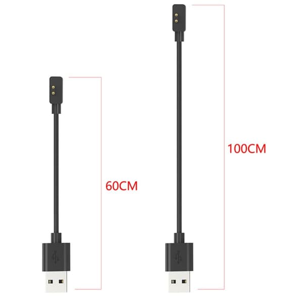 Mordely 2 ST 60/100 cm snabbladdare USB -kabeldocka 2 ST 100 CM VIT 2pcs 100cm white