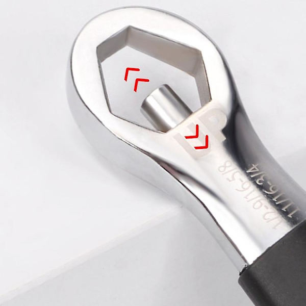 2023 23-in-1 Double-head Self-tightening Universal Opening Multi-purpose Plum Blossom Wrench (silver)