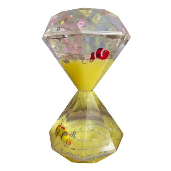 Mordely Flytande Timglas Timer Borste Tänder Klocka MJÖLKGUL Milk yellow