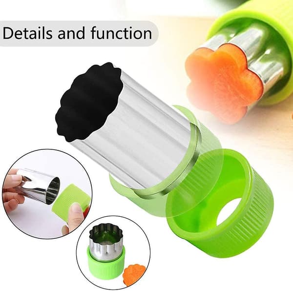 Mordely 12 Pieces Professional Vegetable Cutters, Cookie Cutter Set