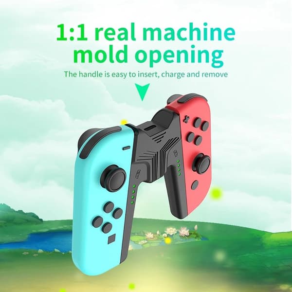 Mordely för Nintendo Switch Joycon Game Charging Grip