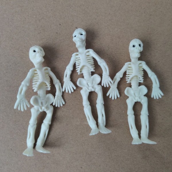 Mordely 24st Dödskalledocka Skeletthänge 7CMVIT VIT 7cm 7cmWhite