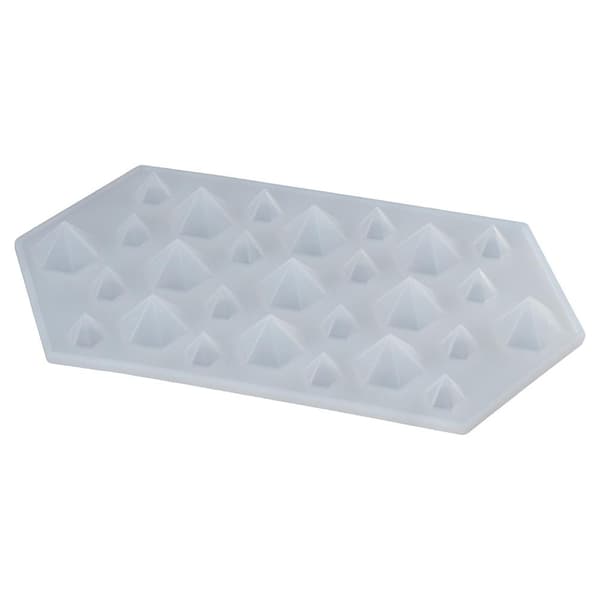 Mordely 2st 3D Gem molds för hartshantverk