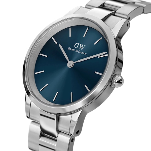 daniel wellington naisten kello dw00100457 iconic link arctic 28mm sininen