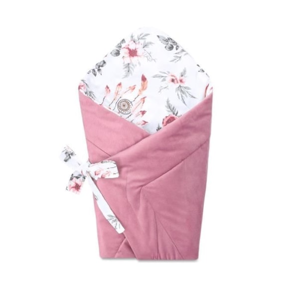 Sovsäcksfilt för babysvamp, universellt vändbart bo för pojkar och flickor Drömfångare för barnvagn – Rosa sammet